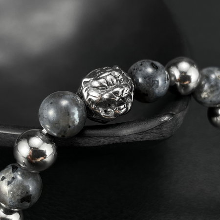 Bratara inox reglabila cu cap de tigru [4]