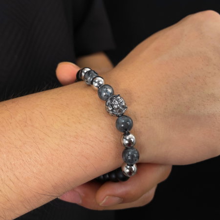 Bratara inox reglabila cu cap de tigru [9]