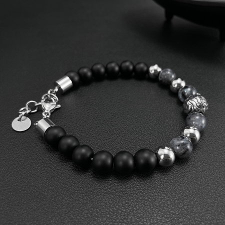 Bratara inox reglabila cu cap de tigru [13]