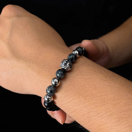 Bratara inox reglabila cu cap de tigru [3]