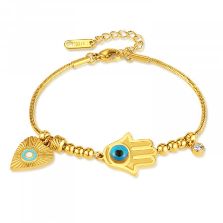 Bratara inox reglabila cu Mana Fecioarei Maria