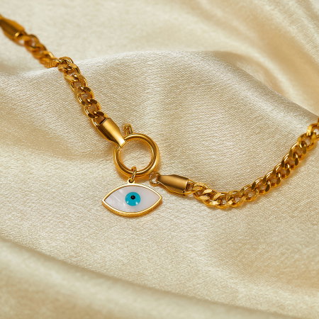 Bratara inox reglabila cu Ochi de Deochi [8]