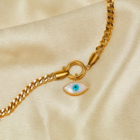 Bratara inox reglabila cu Ochi de Deochi [11]