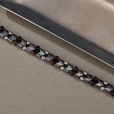 Bratara inox reglabila cu ochi de tigru [10]