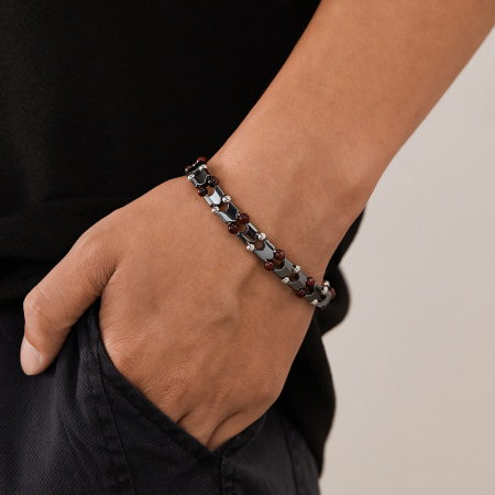 Bratara inox reglabila cu ochi de tigru [8]