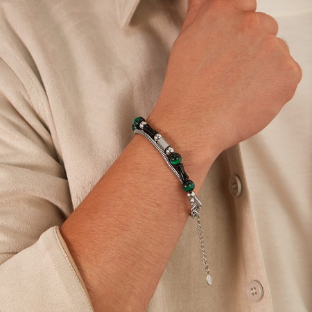 Bratara inox reglabila cu Ochi de Tigru [5]