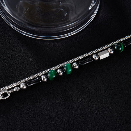 Bratara inox reglabila cu Ochi de Tigru [2]