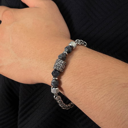 Bratara inox reglabila cu sfanta cruce [13]