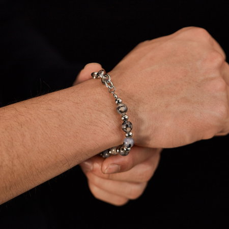 Bratara inox reglabila unisex cu Dragonstone [12]