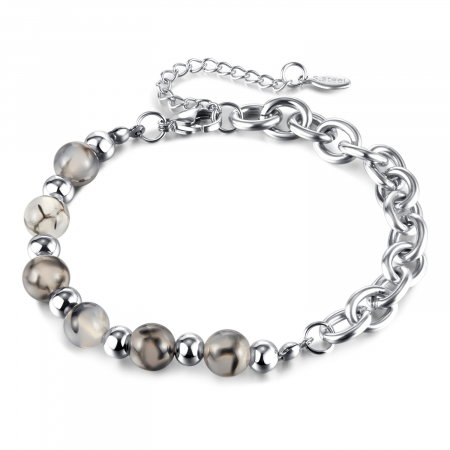 Bratara inox reglabila unisex cu Dragonstone