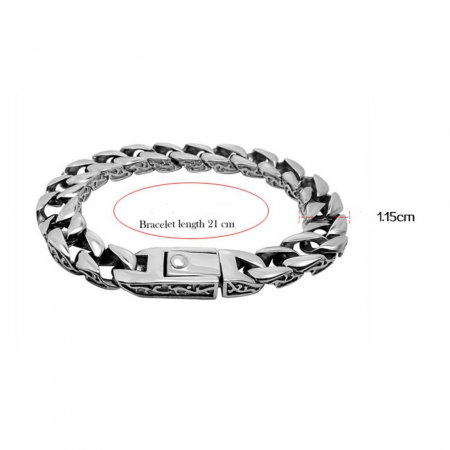 Bratara inox Strong Man 11 mm [3]