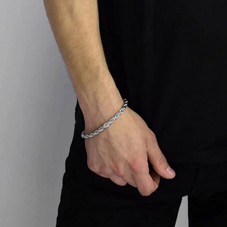 Bratara inox tip franghie de 5 mm [2]