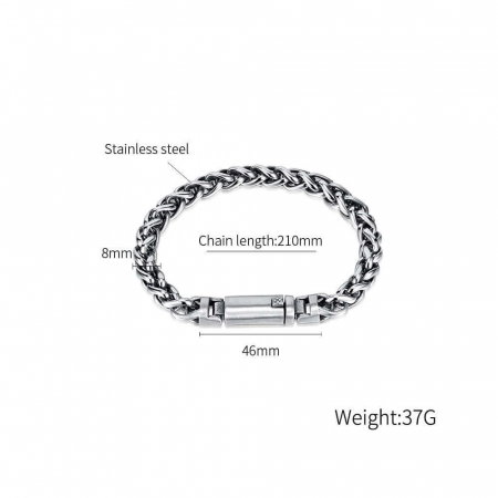 Bratara inox tip spic 8 mm [5]