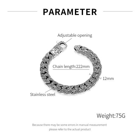 Bratara inox Tribal – Simbol al Energiei si Individualitatii [1]