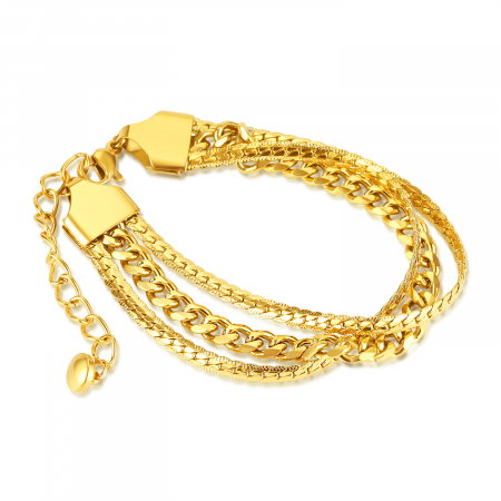 Bratara inox tripla si reglabila