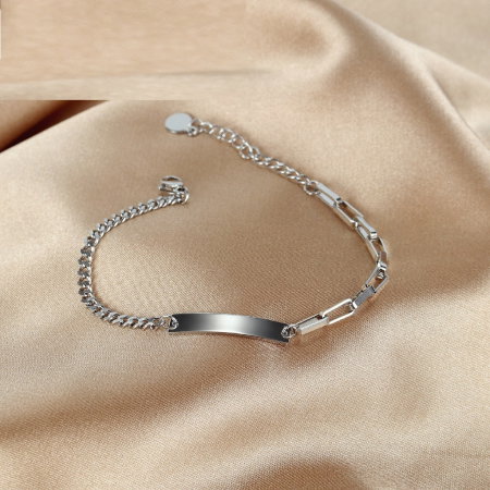 Bratara inox cu placuta [2]