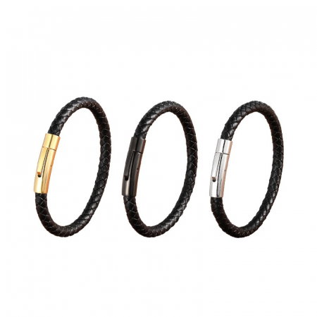 Bratara piele naturala cu inchizatoare din inox [1]