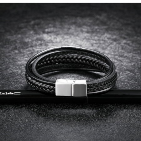 Bratara piele naturala cu inchizatoare din inox [1]