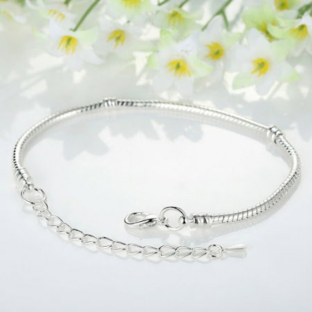 Bratara placata cu argint pentru talismane [1]