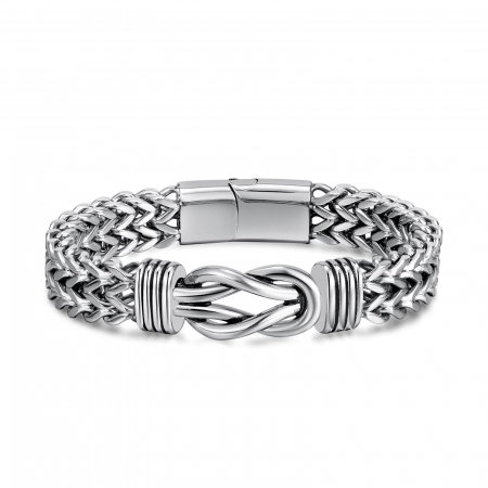 Bratara plata din inox Suflete Pereche [0]