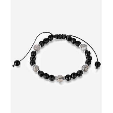 Bratara reglabila cu Onix si Howlit – Echilibru si Protectie Energetica [10]