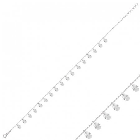 Bratara reglabila din argint 925 cu zirconii picatura [1]