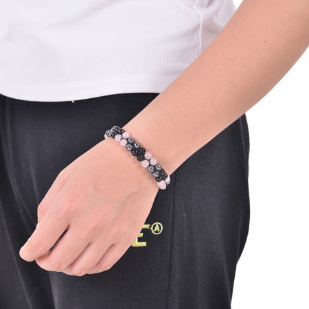 Bratara reglabila dubla cu pietre semipretioase  BLA148 [1]