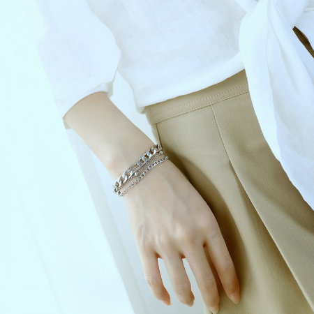 Bratara reglabila tripla din inox [3]