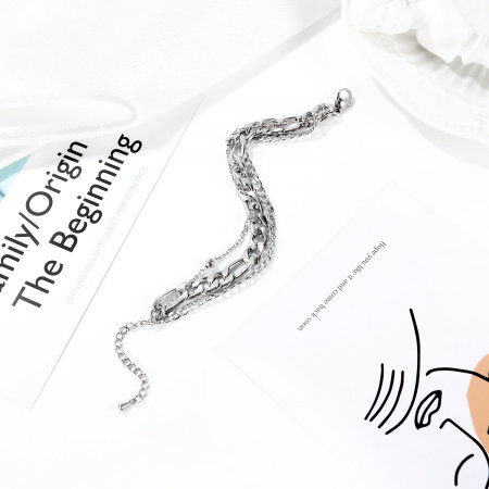 Bratara reglabila tripla din inox [1]