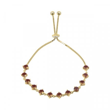 Bratara tenis reglabila din argint 925 cu zirconii Zultanit [0]