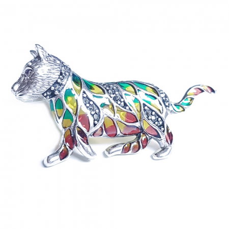 Brosa argint 925 cu pisica [0]