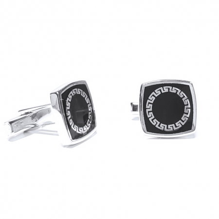 Butoni argint 925 cu motive grecesti, Olimp [1]