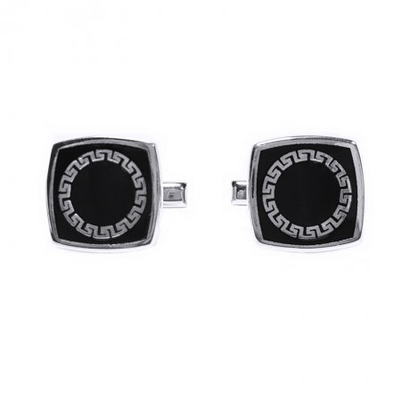 Butoni argint 925 cu motive grecesti, Olimp [0]