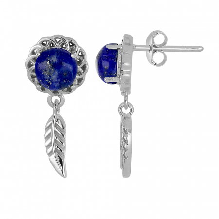 Cercei argint 925 cu Lapis lazuli  - EVA0052 [1]