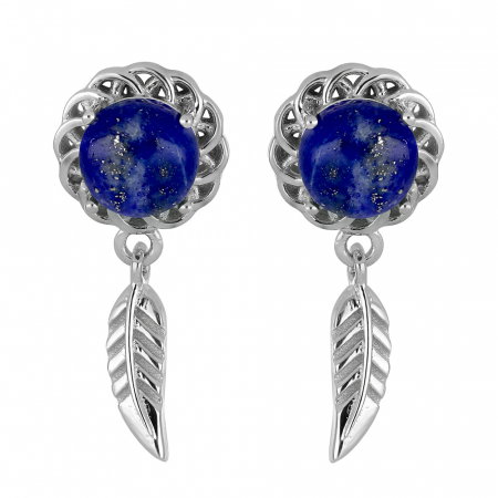 Cercei argint 925 cu Lapis lazuli  - EVA0052 [0]