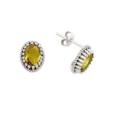 Cercei argint 925 cu piatra zultanit (isi schimba culoarea) [1]