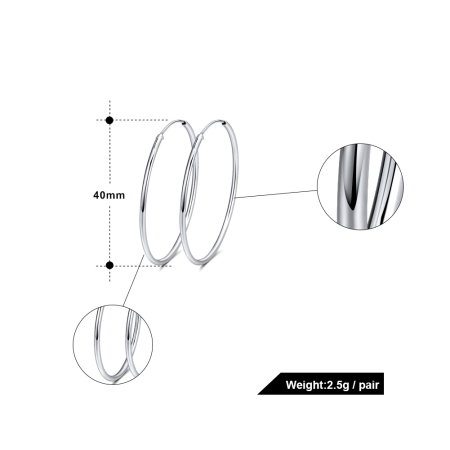 Cercei argint 925 placati cu rodiu [2]