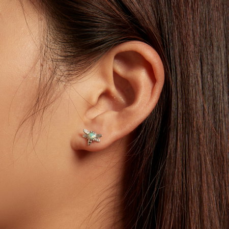 Cercei argint albinute de opal [6]