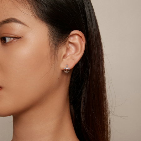 Cercei argint ancora [5]