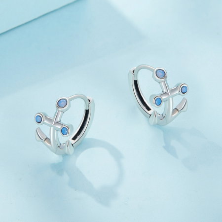 Cercei argint ancora [4]