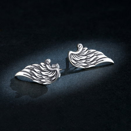 Cercei argint aripi de inger [4]