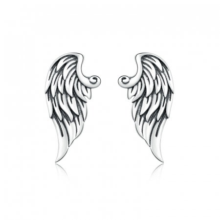 Cercei argint aripi de inger