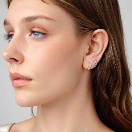 Cercei argint Aripi de Inger [9]