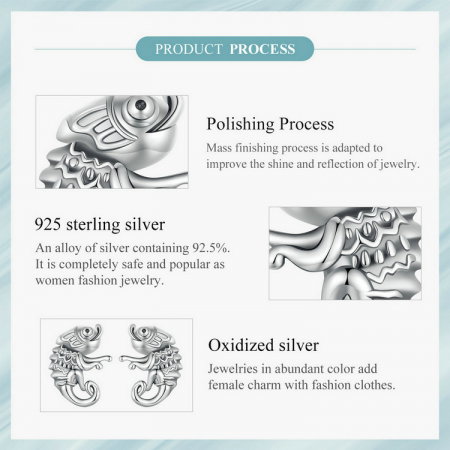 Cercei argint cameleon [9]