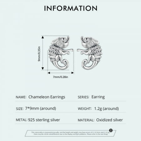 Cercei argint cameleon [7]