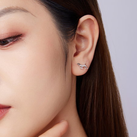 Cercei argint catei Golden Retriever [7]