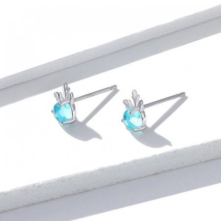 Cercei argint cerb [2]