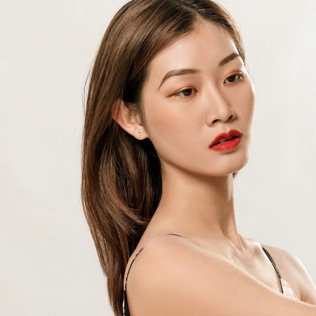 Cercei argint cercuri  placati cu rodiu [4]