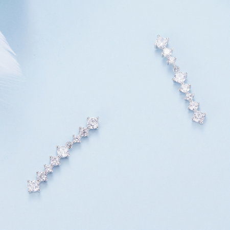 Cercei argint ciucurasi de zirconiu [4]