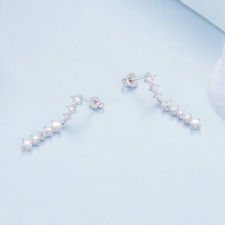 Cercei argint ciucurasi de zirconiu [2]